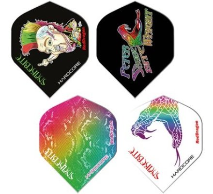 Lot de 12 ailettes Standard Peter Wright Snakebite 