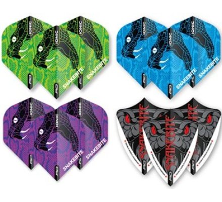 Lot de 60 ailettes Peter Wright Snakebite Collector