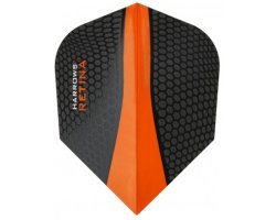 Lot de 3 ailettes de fléchette standard Harrows Retina Orange 0847