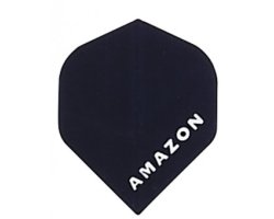 Lot de 3 ailettes de flechettes Standard Amazon Noire A190
