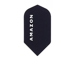 Lot de 3 ailettes de flechettes étroite Amazon Noire A959