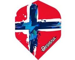 Lot de 3 ailettes Designa Patriote Norvege D104