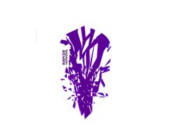 Lot de 3 ailettes Slim Harrows Rapide Purple R0078