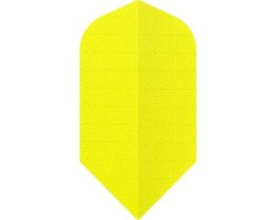Lot de 3 ailettes de flechettes TISSU étroite JAUNE T43