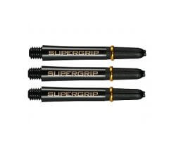 Lot de 3 tiges de fléchettes Supergrip Noir Court. S106
