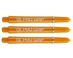 Lot de 3 Tiges de flechettes Target Pro Grip Orange Short P841