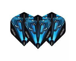 Lot de 3 ailettes Standard Peter Wright Snake Bleu Transparente 