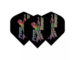 Lot de 3 ailettes Standard Peter Wright Snake Black