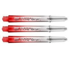 Lot de 3 Tiges de flechettes Target Pro Grip Vision Rouge Inter P438