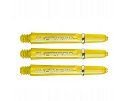 Lot de 3 tiges de fléchettes Supergrip Jaune Courte SP0427