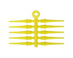 Pointes de fléchettes Cosmo Fit Point Plus Jaune