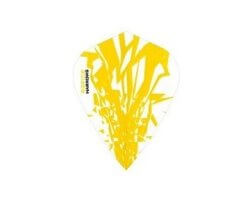 Lot de 3 ailettes Kite Harrows Rapide Jaune R0668