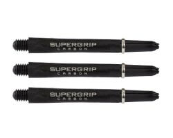 Tiges de fléchettes Supergrip Carbon Silver Intermédiaire 