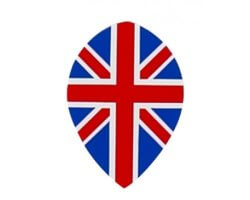 jeu de  3 ailettes Union Jack M505