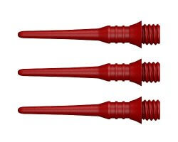 Pointes de fléchettes Mission Titan Rouge par 50