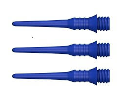 Pointes de fléchettes Mission Titan Bleu par 50